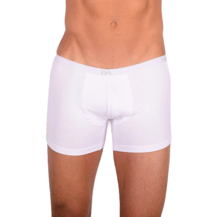 DOREANSE 90% Cotton Mens Underwear Boxer Brief Stretchy Fabric White 1717 6 - SexyMenUnderwear.com