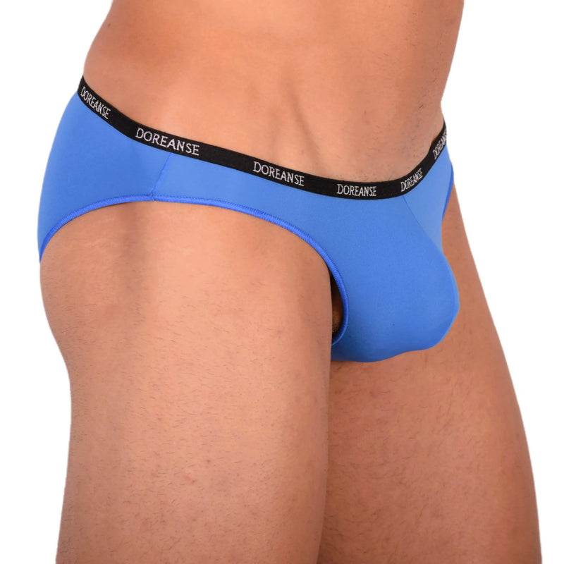 Doreanse Aire Brief Low - Rise & Lean Bikini Cut Briefs Saxe Blue 1395 1111