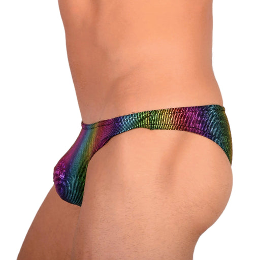 Doreanse Bikini Disco Briefs Low - Rise & Lean Cut Brief In Rainbow 1373 121