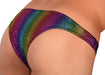 Doreanse Bikini Disco Briefs Low - Rise & Lean Cut Brief In Rainbow 1373 12 - SexyMenUnderwear.com