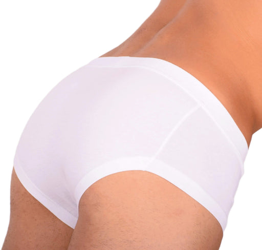 DOREANSE Boxer Adonis Hipster Trunk Soft Cotton White 1750 8 - SexyMenUnderwear.com