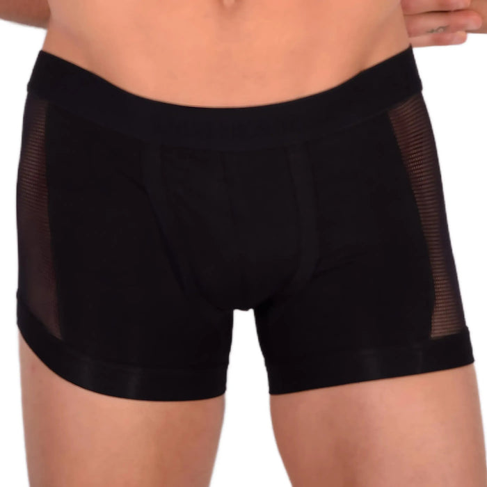 Doreanse Boxer Brief With Side Mesh Panel 1761 Black 5 - SexyMenUnderwear.com