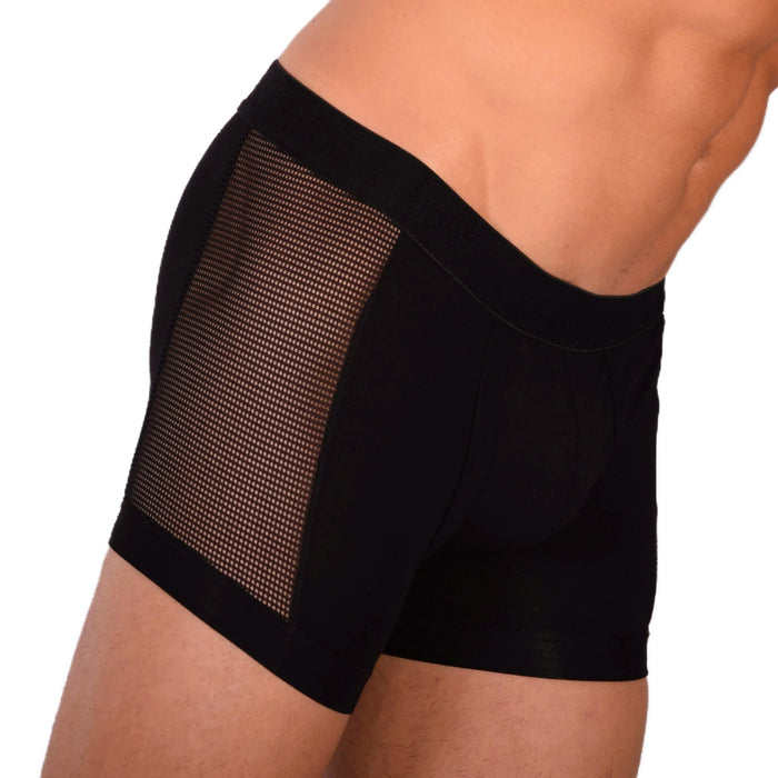 Doreanse Boxer Brief With Side Mesh Panel 1761 Black 510