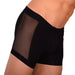 Doreanse Boxer Brief With Side Mesh Panel 1761 Black 5 - SexyMenUnderwear.com