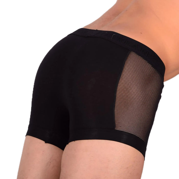 Doreanse Boxer Brief With Side Mesh Panel 1761 Black 5 - SexyMenUnderwear.com