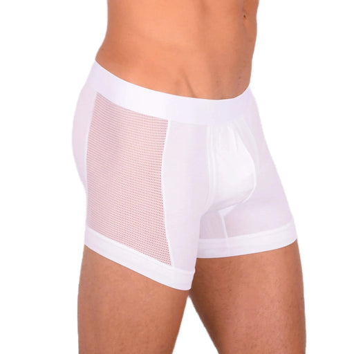 Doreanse Boxer Brief With Side Mesh Panel 1761 White 51