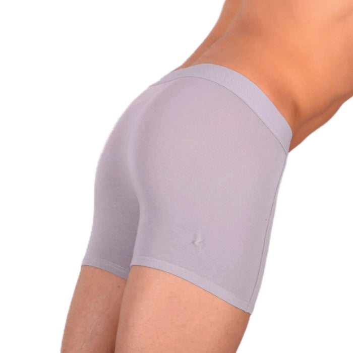 DOREANSE Boxer Casual Cotton Modal Boxer Smoke Grey 1755 10 - SexyMenUnderwear.com