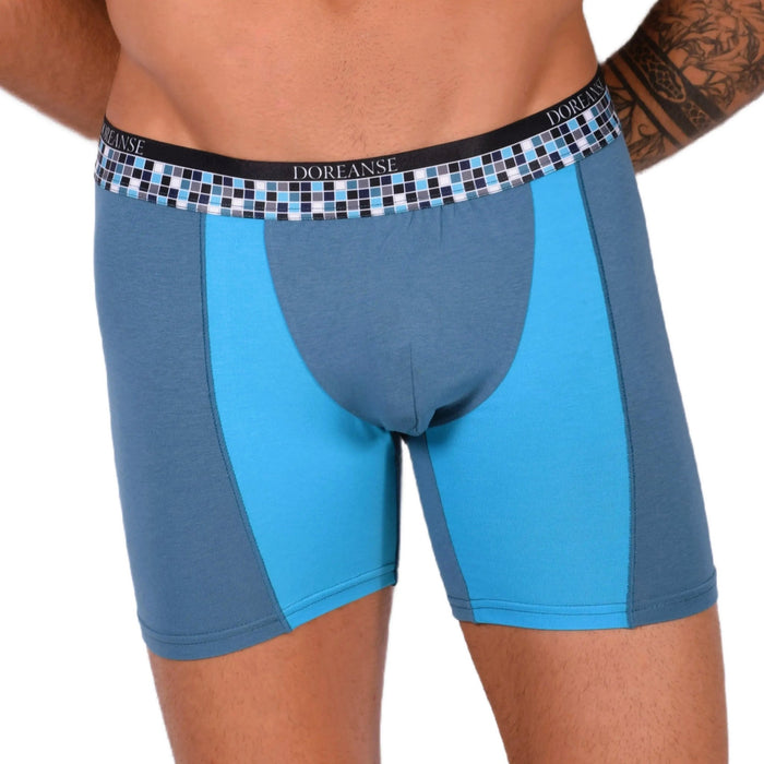 Doreanse Boxer Fitted Cotton And Modal Fabric Green Emerald 1710 5 - SexyMenUnderwear.com