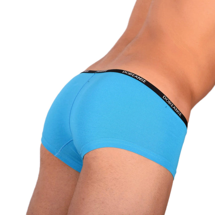 DOREANSE Boxer Hipster Mini Trunk Micro - Modal Turquoise 1781 7 - SexyMenUnderwear.com