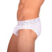 DOREANSE Brief Mens Slip With Pouch Reforming White 1225 9 - SexyMenUnderwear.com