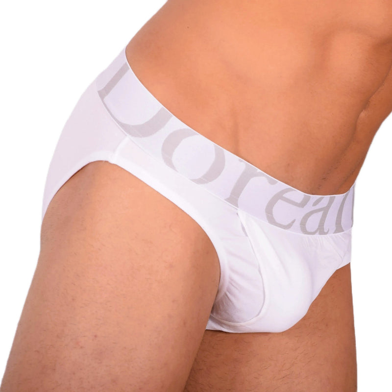 DOREANSE Brief Mens Slip With Pouch Reforming White 1225 96
