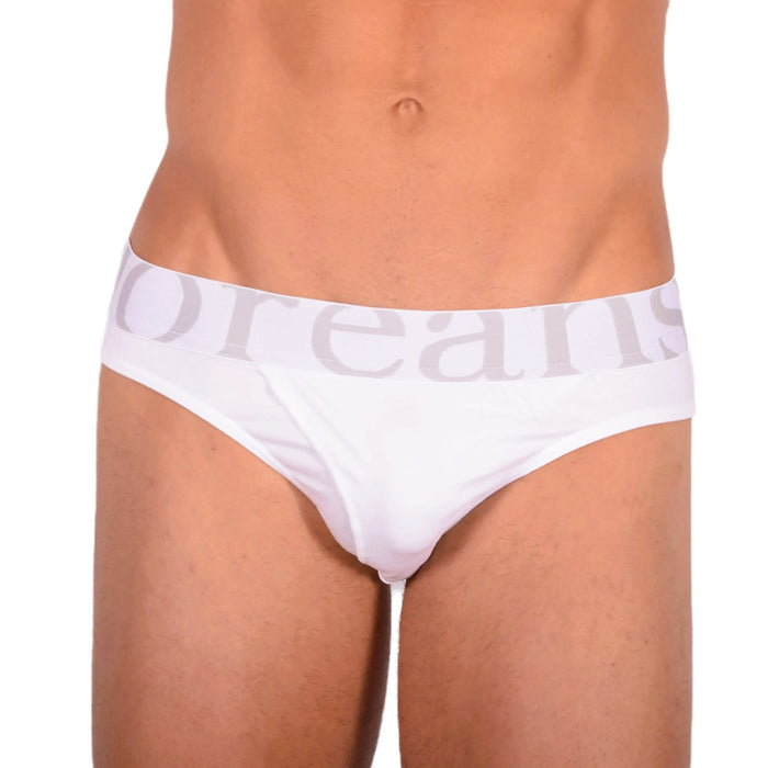 DOREANSE Brief Mens Slip With Pouch Reforming White 1225 9 - SexyMenUnderwear.com