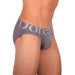 DOREANSE Brief Slips Reforming Pouch Reforming Grey 1225 11 - SexyMenUnderwear.com