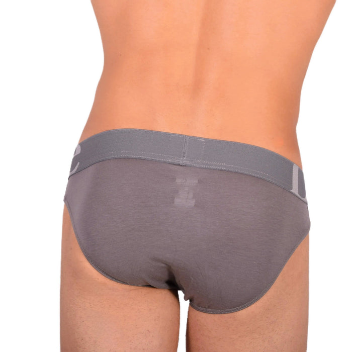 DOREANSE Brief Slips Reforming Pouch Reforming Grey 1225 11 - SexyMenUnderwear.com