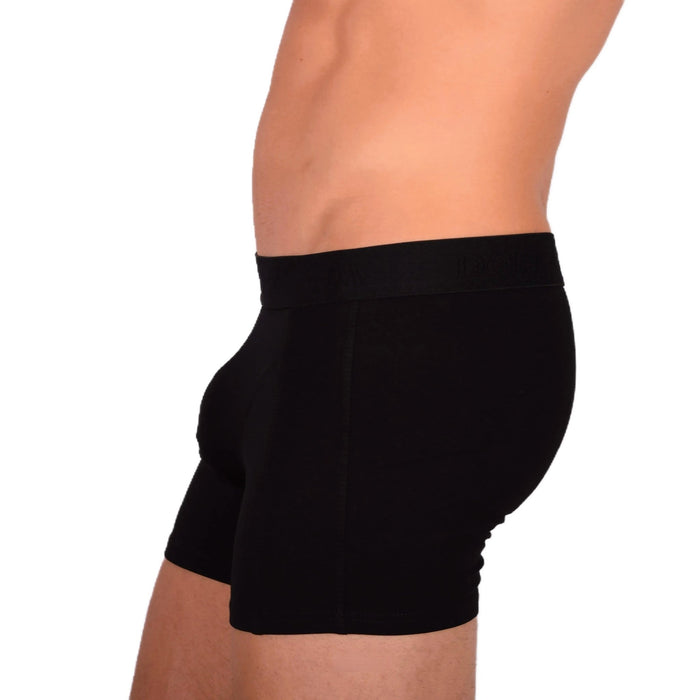 DOREANSE Casual Cotton Boxer Super Soft Modal Boxer Black 1755 10 - SexyMenUnderwear.com