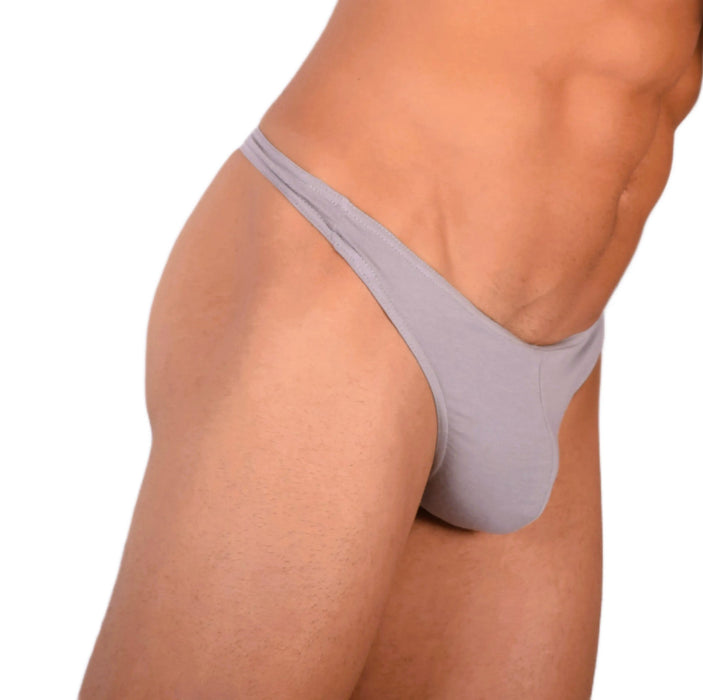 DOREANSE Cotton Men Thong Grey 1280 12 - SexyMenUnderwear.com