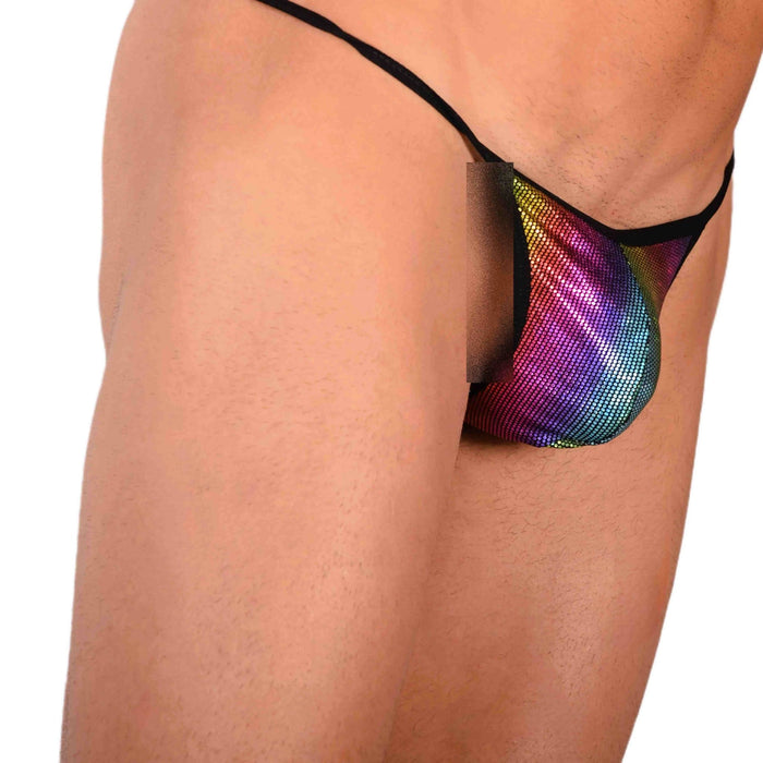 Doreanse Disco Thongs Rainbow Minimal String 1300 12 - SexyMenUnderwear.com