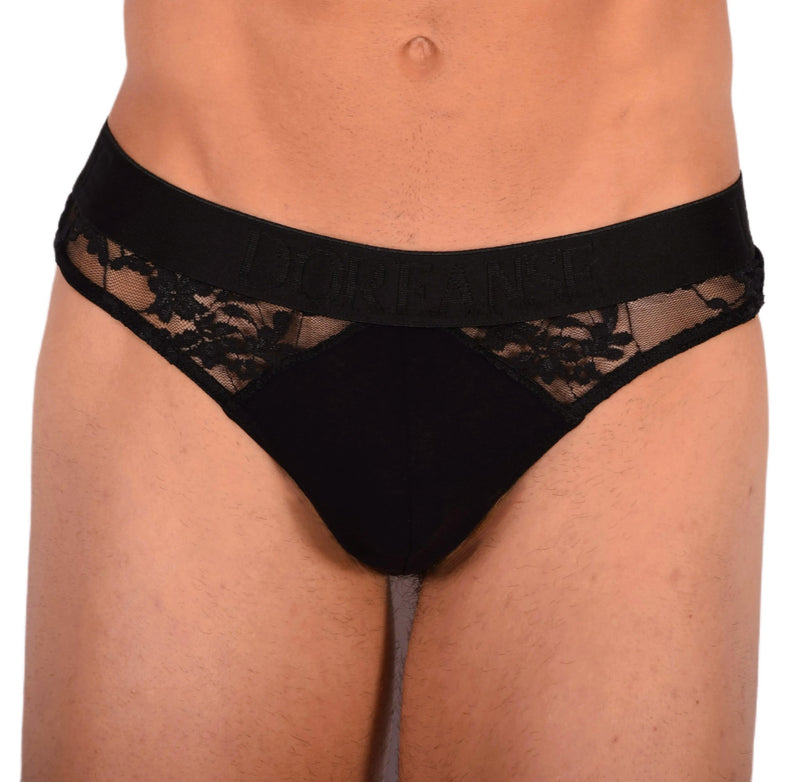 DOREANSE Men Thong Feel Naked Bikini Thong Sous Vetement Homme Dentelle 1252 115