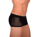 DOREANSE Mens Boxer brief sexy side mesh fabric Black 1705 13 - SexyMenUnderwear.com