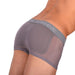 DOREANSE Mens Boxer brief sexy side mesh fabric Grey 1705 135