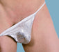 DOREANSE Mens G String Silver Snake Print Thong 1326 1A - SexyMenUnderwear.com