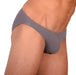 DOREANSE Mens Micro Briefs Sexy Fashion Cotton Modal Lycra Slip Gray 1281 13 - SexyMenUnderwear.com