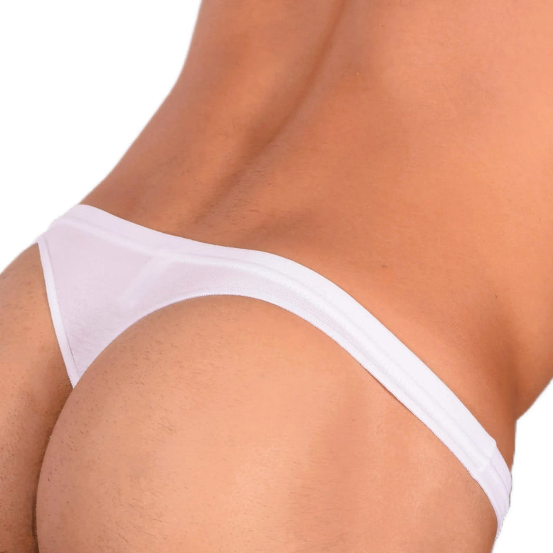 DOREANSE Mens String Underwear Homme Thong White 1392 98