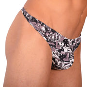 DOREANSE Mens Thong lingerie CITY PRINT 1398 77