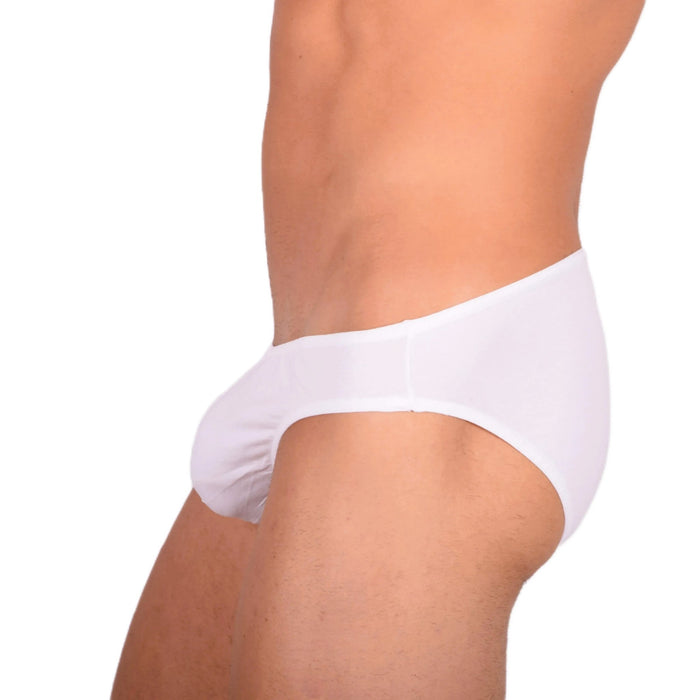 DOREANSE Micro Brief Basic Mens Slip Homme Casual Underwear White 1281 13 - SexyMenUnderwear.com