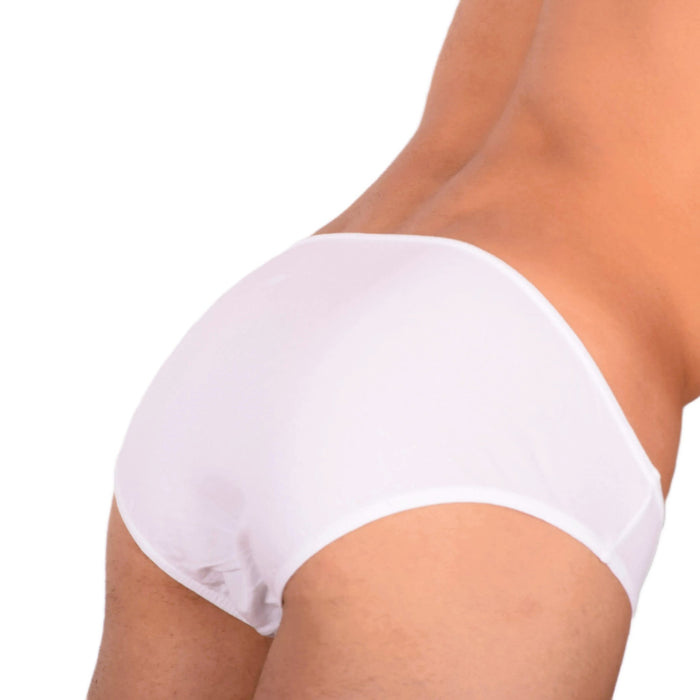 DOREANSE Micro Brief Basic Mens Slip Homme Casual Underwear White 1281 13 - SexyMenUnderwear.com