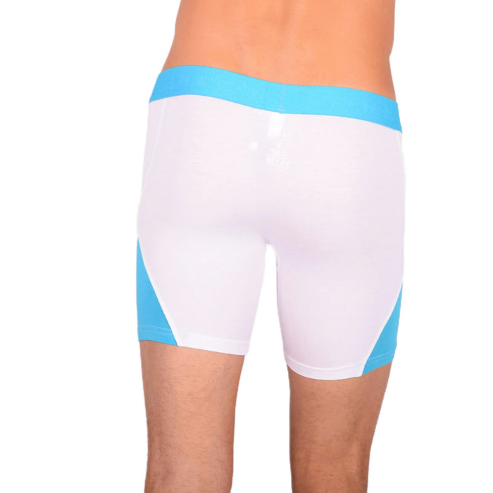 Doreanse Micro Modal Casual Cotton Boxers Blue - White Combo 1754 10 - SexyMenUnderwear.com