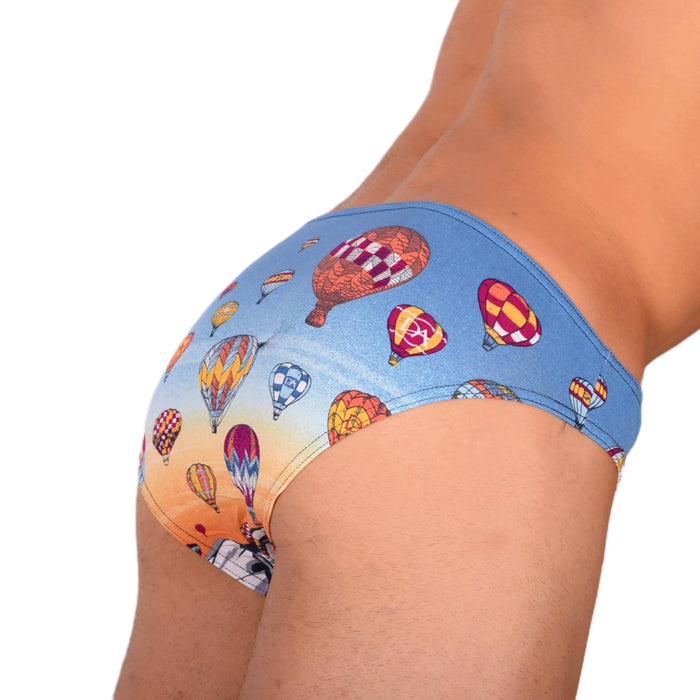 Doreanse Printed soft Casual mini speedo cut Briefs 1319 8 - SexyMenUnderwear.com