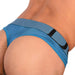 Doreanse Quick Dry Thongs Soft Sleeky Low Rise Thong Window Emerald 1224 9 - SexyMenUnderwear.com