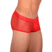 Doreanse sexy Boxer Brief Silky Hipster Short Low Rise - Mesh Boxer RED 1588 85