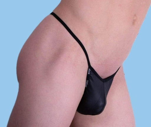 DOREANSE String Homme Glossy G - String Space Black 1326 1A1