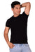 DOREANSE T-Shirt Basic Crew Neck Short Sleeved Black 2550 4A - SexyMenUnderwear.com