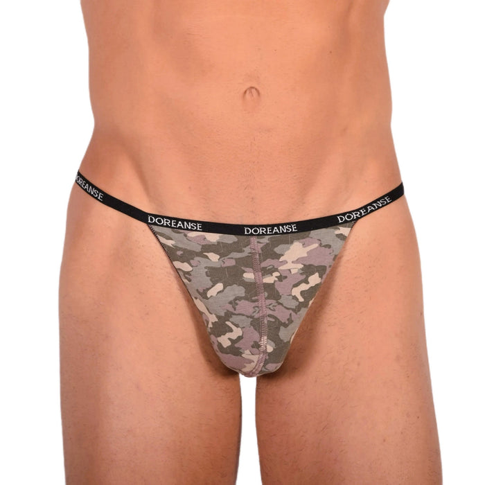 Doreanse Thong Camo Modal & Cotton Men String 1312 6 - SexyMenUnderwear.com