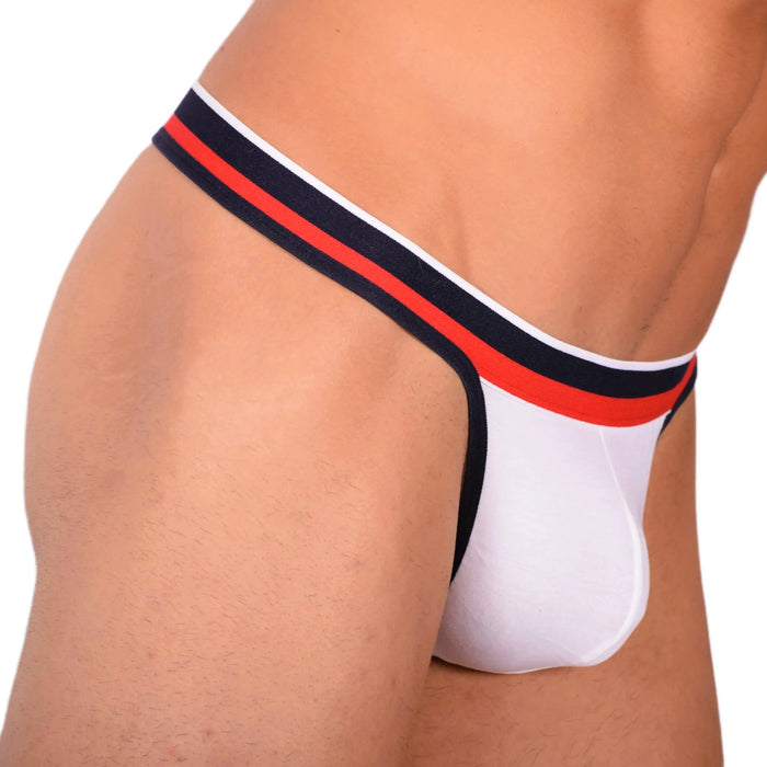 Doreanse Thong Metro Low Cut Tangas Anatomical Fit White 1218 13 - SexyMenUnderwear.com