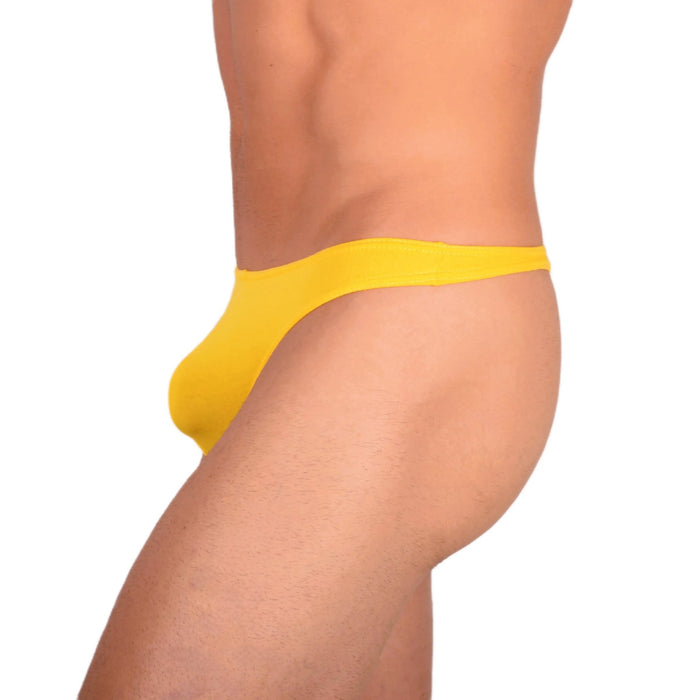 Doreanse Thongs Hang Loose Low - Rise Lean Cut Cotton Thong Yellow 1280 12 - SexyMenUnderwear.com