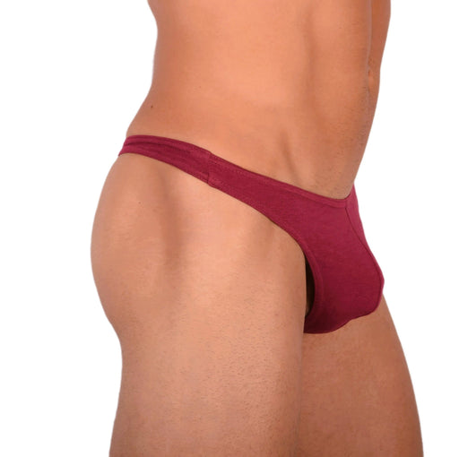 Doreanse Thongs Hang Loose Low - Rise Lean Cut Thong Bordeaux Red 1280 122