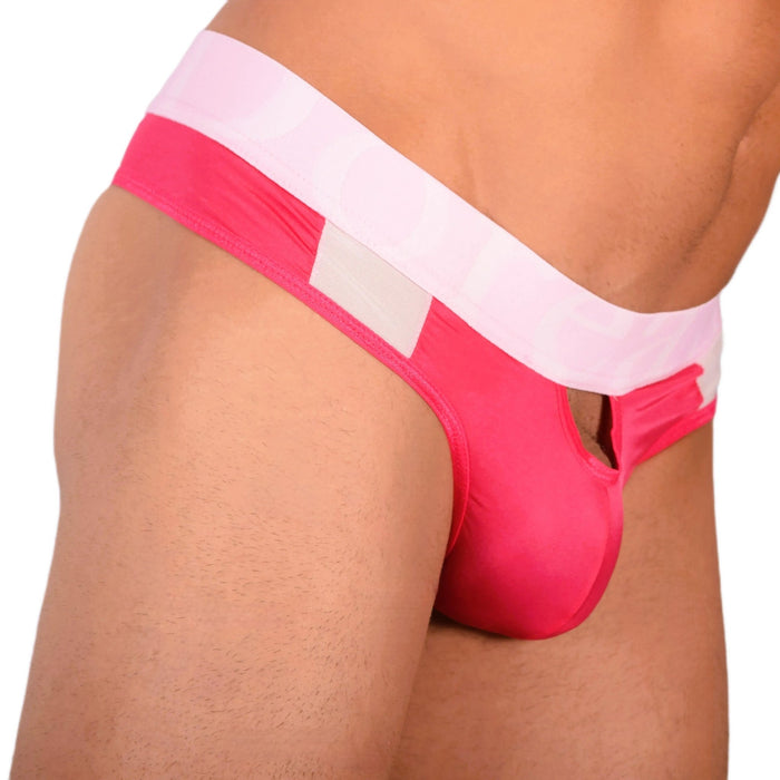 Doreanse Window Thong Soft Sleeky Low - Rise Thongs Fushia 1224 9 - SexyMenUnderwear.com