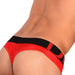 Doreanse Window Thong Soft & Sleeky Low - Rise Thongs Red 1224 9 - SexyMenUnderwear.com