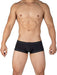 Duo Pack Two PRIVATE STRUCTURE Boxer Trunk Matt Black + Orange 4383 111 - SexyMenUnderwear.com