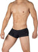 Duo Pack Two PRIVATE STRUCTURE Boxer Trunk Matt Black + Orange 4383 111 - SexyMenUnderwear.com