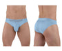 ErgoWear Bikini Brief HIP Low - Rise Stretchy Briefs Seamed Pouch Cool Blue 1503 - SexyMenUnderwear.com