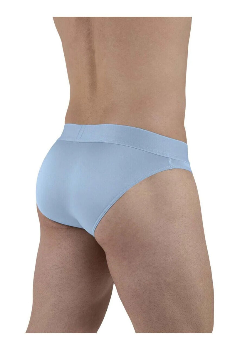 ErgoWear Bikini Brief HIP Low - Rise Stretchy Briefs Seamed Pouch Cool Blue 15033