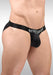 ErgoWear Bikini Brief MAX Flow 3D Pouch Micro - Perforated Briefs in Black 1688 - SexyMenUnderwear.com