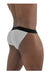 ErgoWear Bikini Brief MAX Mesh Pouch Low - Rise Briefs Light Gray 1392 - SexyMenUnderwear.com