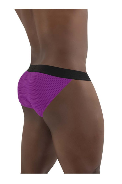 ErgoWear Bikini Brief MAX Mesh Pouch Low - Rise Briefs Purple 1396 - SexyMenUnderwear.com