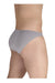 ERGOWEAR Bikini - Brief X4D Seamed Pouch Low Rise Briefs Silver Gray 1592 91 - SexyMenUnderwear.com